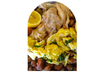 باقلاء بالدهن